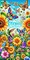 Welcome Door Cover Spring Butterfly Design Door Banner 71x35 Inch Polyester Summer Sunflower Hummingbird Decoration for Front Door Outdoor Decor